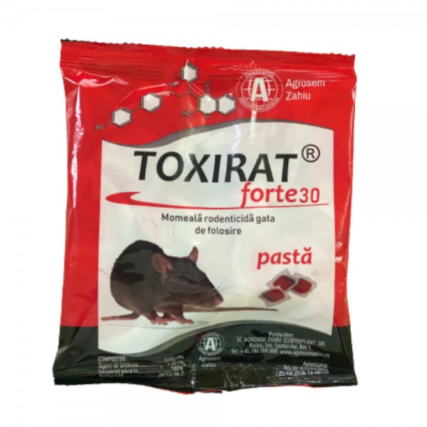 Produse, Instrumentar & Aparatura Veterinara | Gard Electric | Crotalii Animale - Momeala rodenticida pasta rosie Toxirat ...